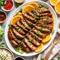 Quick Marinated Orange Pork