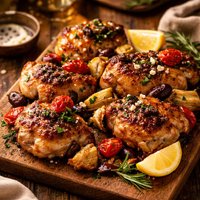 Quick Mediterranean Chicken Thighs