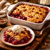 Quick N Easy Cherry Pecan Cobbler