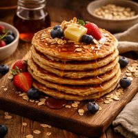 Quick Oatmeal Pancakes