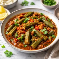 Quick Okra Curry