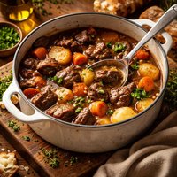 Quick Oven Baked Beef Stew