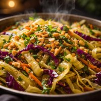 Quick Peanut Cabbage