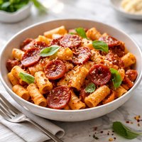 Quick Pepperoni Pasta