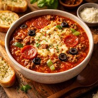 Quick Pizza Soup