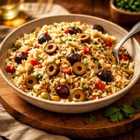 Quick Rice with Olives