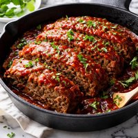 Quick Skillet Meatloaf