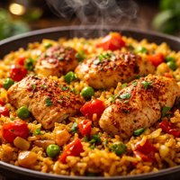 Quick Spanish Chicken and Rice