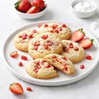 Quick Strawberry Cookies