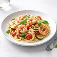 Quick Summer Shrimp Pasta