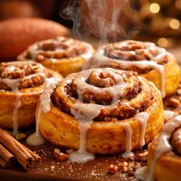 Quick Sweet Potato Cinnamon Rolls