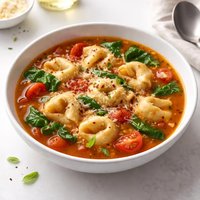 Quick Tortellini Soup 6 Ingredients Easy