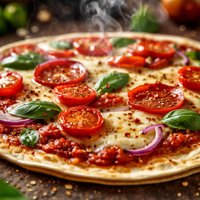 Quick Tortilla Pizza