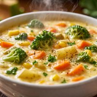 Quick Veggie Cheese Chowder
