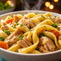 Quickie Chicken and Noodles