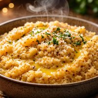 Quinoa and Corn Grits Polenta