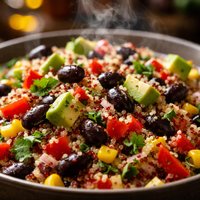 Quinoa Black Bean and Vegetable Salad