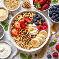 Quinoa Couscous Breakfast Cereal