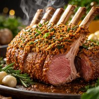 Rack of Lamb Mustard Crusted
