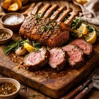 Rack of Lamb with Lemon Rosemary Baste
