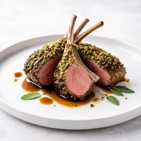 Rack of Lamb with Sage Crust