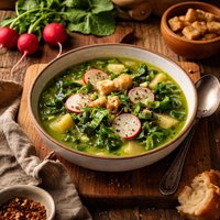 Radish Greens Soup