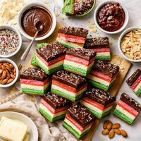 Rainbow Cookies 7 Layer