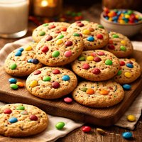 Rainbow Dotted Cookies