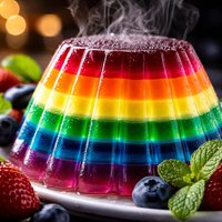 Rainbow Jello