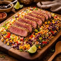 Rainbow Rice and Tuna