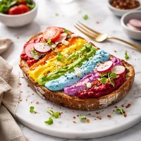 Rainbow Toast