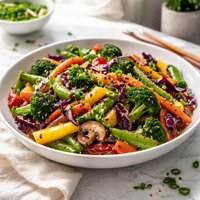 Rainbow Vegetable Stir Fry