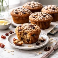Raisin Rye Muffins