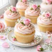 Rambling Rose Cupcakes Adorable Elegant Cupcakes