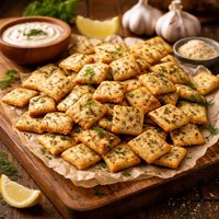 Ranch Garlic Dill Snack Crackers
