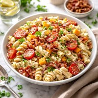 Ranch Pasta Salad with Bacon