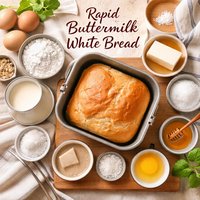 Rapid Buttermilk White Bread Bread Machine