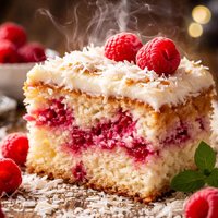 Rasberry Coconut Cake