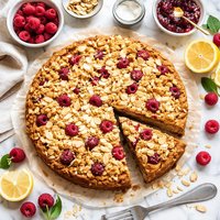 Raspberry Almond Coffee Cake
