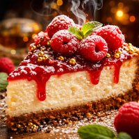 Raspberry and Whisky Cheesecake