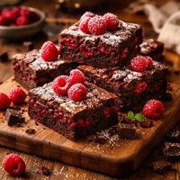 Raspberry Brownie Delight