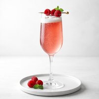 Raspberry Champagne Cocktail