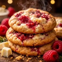 Raspberry Cheesecake Cookies