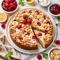 Raspberry Cream Cheese Coffee Cake