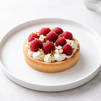 Raspberry Creme Fraiche Tart