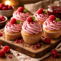Raspberry Cupcakes