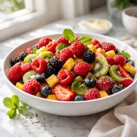 Raspberry Fruit Salad