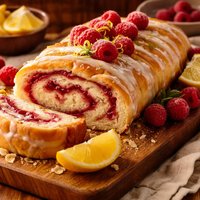 Raspberry Lemon Roll