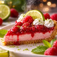 Raspberry Lime Pie