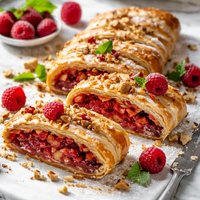 Raspberry Nut Strudel